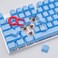 Granvela Mechanical Keyboard Keycaps 104Key ABS Key Caps Light Blue