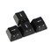 Mechkeeb 16mm Thickness WASD Arrow Replacement Keycaps Lightning Baby Shine Through Keycaps OEM Profile for MX Mechanical Gaming Keyboard Keycap Lightning Frog Arrow