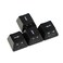 Mechkeeb 16mm Thickness WASD Arrow Replacement Keycaps Lightning Baby Shine Through Keycaps OEM Profile for MX Mechanical Gaming Keyboard Keycap Lightning Frog Arrow