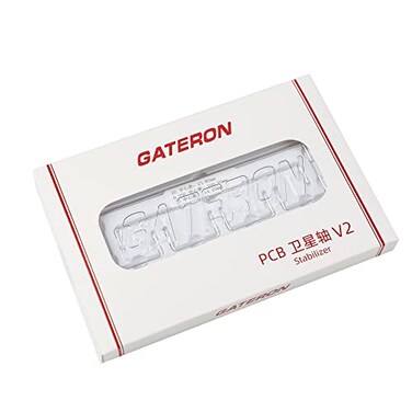 Mechkeeb Gateron V2 Clear Stabilizers PCB Mount Screw in Stabilizer Customized Distance No Dropping Wire for Mx Mechanical Keyboard PCB Gateron Stab V2 Clear 14