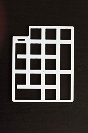 nullbits OEM FR4 Plate for Tidbit 19Key Mechanical Numpad Kit White
