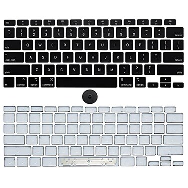 NUOLAISUN Keyboard Keycaps Keys Cap US Set Replacement for MacBook Air 13 A2179 2019 2020 Year EMC 3302 Full Keycap with Removal Tool