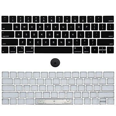 NUOLAISUN Keyboard Keycaps Keys Cap US Set Replacement for MacBook Pro A1989 A1990 2018 2019 Year 13 15 Full Keycap with Removal Tool