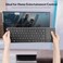 Rii 24G Wireless KeyboardBluetooth KeyboardBT 5124GAluminium Alloy Portable with Touchpad for ComputerPCTabletiPadAndroid TV BoxSmart TVWindowsMac Black
