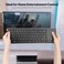 Rii 24G Wireless KeyboardBluetooth KeyboardBT 5124GAluminium Alloy Portable with Touchpad for ComputerPCTabletiPadAndroid TV BoxSmart TVWindowsMac Black