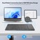 Rii 24G Wireless KeyboardBluetooth KeyboardBT 5124GAluminium Alloy Portable with Touchpad for ComputerPCTabletiPadAndroid TV BoxSmart TVWindowsMac Black