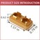 YIMAGUJRX RUNJRX Switch Opener Mechanical Keyboard Switch Opener for Cherry MX Akko TTC Kailh Panda Switches Gold