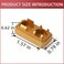 YIMAGUJRX RUNJRX Switch Opener Mechanical Keyboard Switch Opener for Cherry MX Akko TTC Kailh Panda Switches Gold