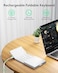 Samsers Foldable Bluetooth Keyboard with Touchpad Portable Wireless Keyboard with Holder Rechargeable Full Size Ultra Slim Pocket Folding Keyboards for Android Windows iOS Tablet Laptop Silver