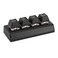VBESTLIFE Mini 4 Keys Copy Paste Enter Macro Keypad C V Enter Shortcut One Handed Mini Mechanical Keypad Support NKRO Red Switch Programmable Keyboard for Working and Gaming
