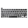 Willhom Keyboard Key Caps Keycap Full Set of US Replacement for MacBook Pro Retina 16 2019 A214113 2020 A2289 A2251
