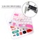 WYGCH Ultra Thin Silicone Keyboard Cover for Logitech K480 Multi Device Keyboard Protcetive SkinCreative Rainbow Font