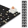YIMAGUJRX RUNJRX Keyboard Poron Switch Pads 1mm Thick for 616487100104108 Hot Swap 120PcsBlack
