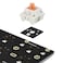 YIMAGUJRX RUNJRX Keyboard Poron Switch Pads 1mm Thick for 616487100104108 Hot Swap 120PcsBlack