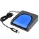 iKKEGOL Upgraded USB Single Foot Pedal Switch Control One Key Footswitch Program Customized Computer Keyboard Mouse Game Action HID Blue Pedal