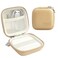 Linpr Card Reader Case for Square Contactless Chip Reader 1st2nd Gen Mini Hard Shell Carrying Bag Fits Credit Card Scanner USB Cables Small Accessories Light Khaki