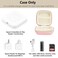 Linpr Card Reader Case for Square Contactless Chip Reader 1st2nd Gen Mini Hard Shell Carrying Bag Fits Credit Card Scanner USB Cables Small Accessories Pink