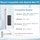 Maozhren Metal Mini PC Mount for Beelink Vesa Mount for SER5SER5 ProSER5 MAXS12 ProS13SER6 ProSER3SER4EQ12EQ13Mini SS12SEi12SEi12 Pro Wall Mount and Under Desk Easy to Install