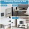Maozhren Metal Mini PC Mount for Beelink Vesa Mount for SER5SER5 ProSER5 MAXS12 ProS13SER6 ProSER3SER4EQ12EQ13Mini SS12SEi12SEi12 Pro Wall Mount and Under Desk Easy to Install