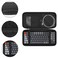 Linkidea Hard Travel Case for 75 Keyboard 84 Key Keyboard Carrying Case Protective Storage Box Bag Compatible with EPOMAKER x Aula F75 Aula F75 Pro F75 75 Keychron K2