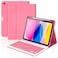 KBCASE for iPad 11th 10th Generation Case with Keyboard Detachable Wireless Keyboard Case for iPad A16 11 inch 202510th Gen 109 inch 2022 with Pencil Holder Hot Pink
