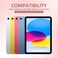 KBCASE for iPad 11th 10th Generation Case with Keyboard Detachable Wireless Keyboard Case for iPad A16 11 inch 202510th Gen 109 inch 2022 with Pencil Holder Hot Pink