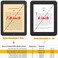 BOZHUORUI Case for 6 Nook GlowLight 4 2021 Glowlight 4E 2022 Builtin Foldable Stand Hand Strap Book Folio Style Premium PU Leather Sleeve Cover with Card Slot Magnolia