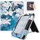BOZHUORUI Case for 6 Nook GlowLight 4 2021 Glowlight 4E 2022 Builtin Foldable Stand Hand Strap Book Folio Style Premium PU Leather Sleeve Cover with Card Slot Magnolia