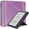Caweet Case for Kobo Libra Colour 7 Inch 2024 Release Premium PU Leather Foldable Stand Protective Sleeve Cover with Auto WakeSleep Feature Glitter Purple