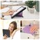 Caweet Case for Kobo Libra Colour 7 Inch 2024 Release Premium PU Leather Foldable Stand Protective Sleeve Cover with Auto WakeSleep Feature Glitter Purple