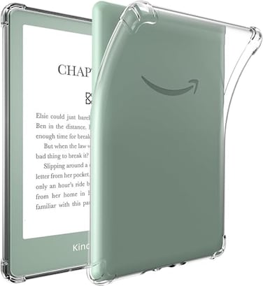 KEEXYICC Clear Case for 68 Kindle Paperwhite 11th Generation 2021 and Signature Edition TPU Back Cover Bumper Corners Slim Protective Case for 11th Gen Kindle Paperwhite Transparent Transparent