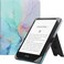 HGWALP Universal Case for 6 eReaders Folio Leather Stand Cover with Handstrap Compatible with All 6 inch PaperwhitePaperwhiteKoboTolinoPocketookEBook ReaderMarble Blue