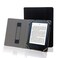 ENJOY-UNIQUE Natural Linen Case Cover for 6 ebook Reader Universal Hemp Case Cover for SonykobotolinoPocketbook 6inch ebook Reader Carbon Black