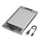 MAIWO External Hard Drive Enclosure for 7mm 95mm 25 inch SATA SSDHDD 5Gbps USB C to SATA Adapter Storage Case 6TB Capacity Black