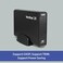 Vantec NexStar JX USB 32 Gen1x1 35 or 25 SATA III HDDSSD Drive Green Enclosure with eSATA NST358SU3BK Black