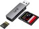 uni SD Card Reader USB 30 SD Card Adapter HighSpeed Micro SD Memory Card Reader Support SDMicro SDTFSDHCSDXCMMCUHSI Card Compatible with Mac Win Linux PC Laptop Chromebook Camera