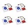 DIANN 4pcs PN532 NFC NXP RFID Module V3 Kit Near Field Communication Reader Module Kit I2C SPI HSU with S50 White Card Key Card for DIY Smart Phone Android Phone
