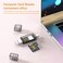 Wansurs 2 Pack USB SD Card Reader for PC Micro SD Card to USB Adapter Transparent Housing Dual USB and USBC Plug Card Reader for Camera Memory Card Reader 2 Pack USBUSBC