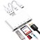 Sanjyut 7in1 SDMicroSD Card Reader Dual USB OTG Adapter for iPhoneiPad