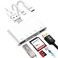 Sanjyut 7in1 SDMicroSD Card Reader Dual USB OTG Adapter for iPhoneiPad
