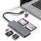 Rytaki CFast Card Reader 5in1 USB CA Card Reader for Computer Camera with Dedicated CFast 20 Slot 5Gbps SDTFXDCF Memory Card Reader XD Card Adapter for Photographer PC MacBook Plug and Play