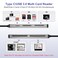 Rytaki CFast Card Reader 5in1 USB CA Card Reader for Computer Camera with Dedicated CFast 20 Slot 5Gbps SDTFXDCF Memory Card Reader XD Card Adapter for Photographer PC MacBook Plug and Play
