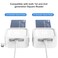 ROUNKIN Rounkin Credit Card Dock for Square Reader 1st and 2ndBeautiful and Compact Case for Square Reader Support AntiSleep Button One Click to Turn OnCable and Wall Charger Included No Reader White
