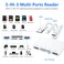 Rocketek SD Card Reader for iPhone 8in1 Memory Card Reader LightingUSBUSB C to SDTF Card USB OTG Adapter Lighting to SD Card Adapter with Charging Port for iPhoneiPadMacBookSamsungPC Plug and Play