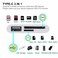 Mepsies SD Card Reader USB C Micro SD Card Reader Memory Card Reader Type C SDTF Card Reader Compatible with iPhone 171615 Samsung Galaxy S25S24S23 iPad MacBook Laptops Tablets and More White
