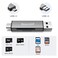 SmartQ C350 USB C sd card reader and USB 30 Super Speed Memory Card adapter for MicroSDXC and SDHC Card SD SDXC SDHC SD Cards Works for Windows Mac OS X Android Devices OTG Adapter
