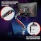 MOUNT PRO Single Gaming Monitor Stand Mechanical Spring Display Mount Adjustable Gaming Monitor Arm with C Clamp and Grommet Mounting Base Fits for Computer Screen up to 32 VESA 75x75 100x100