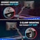 MOUNT PRO Single Gaming Monitor Stand Mechanical Spring Display Mount Adjustable Gaming Monitor Arm with C Clamp and Grommet Mounting Base Fits for Computer Screen up to 32 VESA 75x75 100x100