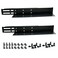 Suprwin 1U Server Rack Rails Universal Rack Mount Rails Fit for Dell Compaq Hp IBM APC 4Post Server Rack Shelf Rail 17279 Adjustable Depth110 Lbs Capacity