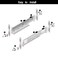 Suprwin 1U Server Rack Rails Universal Rack Mount Rails Fit for Dell Compaq Hp IBM APC 4Post Server Rack Shelf Rail 17279 Adjustable Depth110 Lbs Capacity